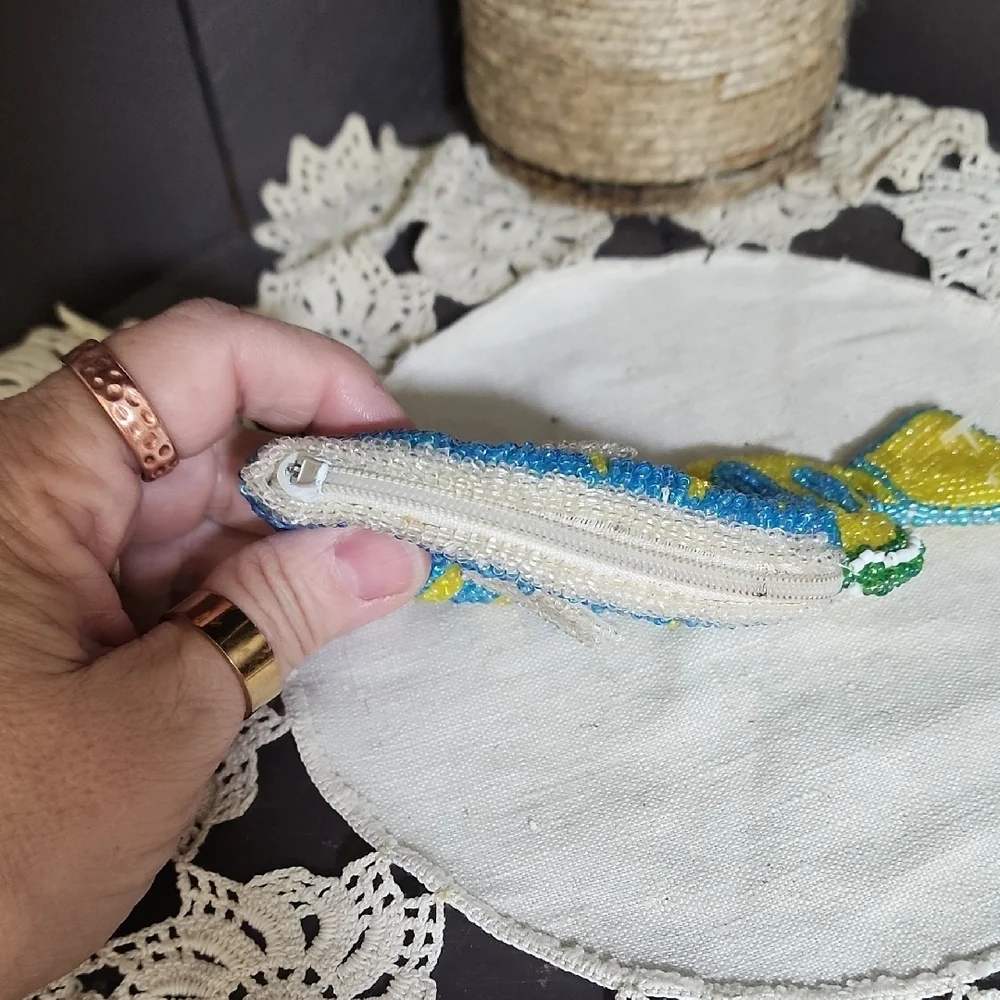 Two's Company Vibrant Beaded Fish Decor